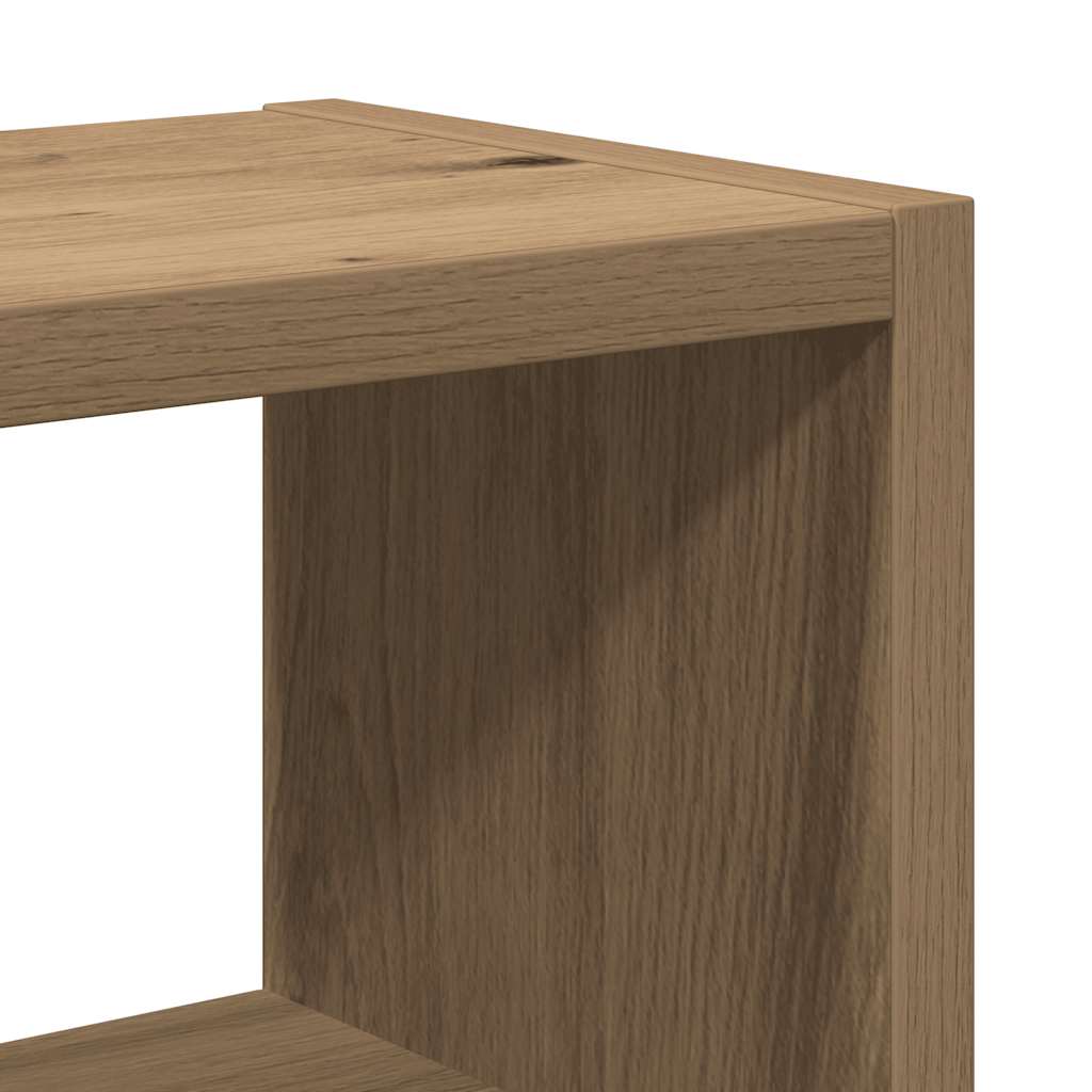 Zidna polica Artisan hrast 45x16x45 cm izrađeno drvo
