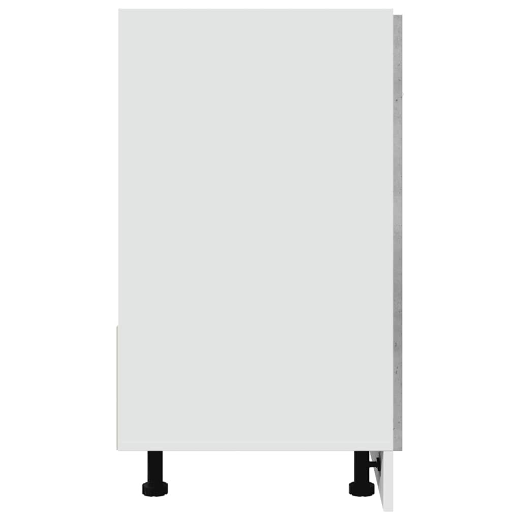 Ormarić za sudoper "Lyon" Betonsko sivi 80x46x81,5 cm Konstruirano drvo