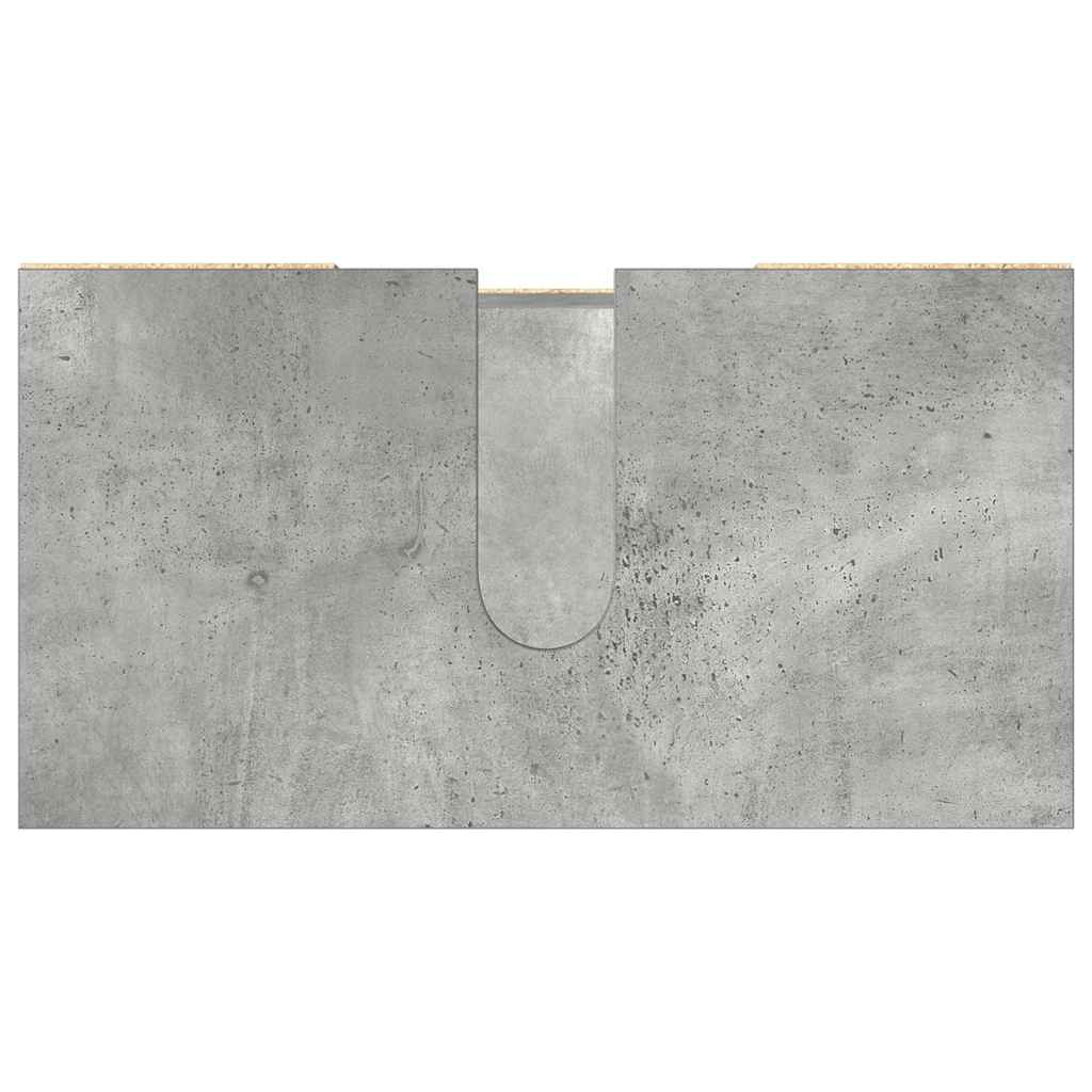 Kupaonski ormarić boja betona 60x32x53,5 cm konstruirano drvo