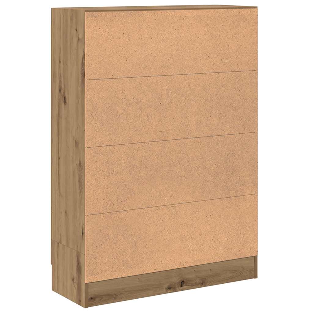 Ormarić za knjige boja hrasta artisana 82,5x30,5x115 cm drveni