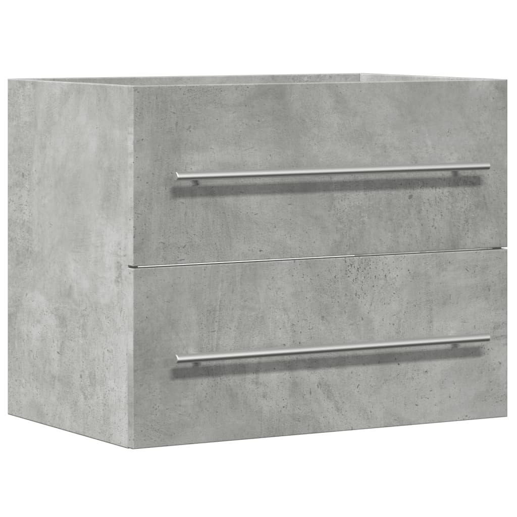 Ormarić za umivaonik siva boja betona 60 x 38,5 x 48 cm iverica