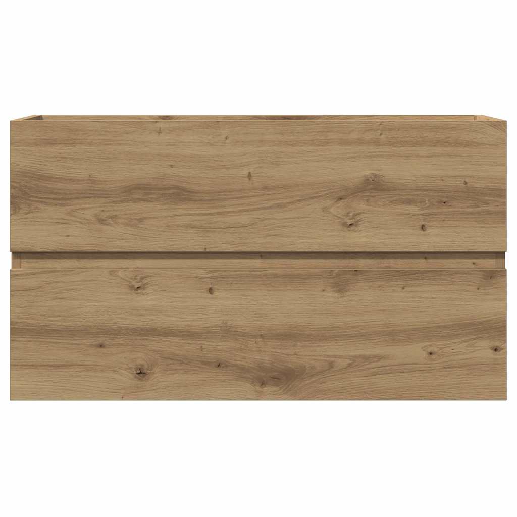 Kupaonski viseći ormarić boja hrasta 80 x 38,5 x 45 cm drveni