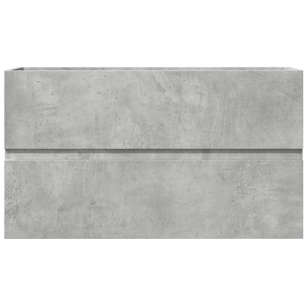 Ormarić za umivaonik boja betona 90x38,5x45cm konstruirano drvo