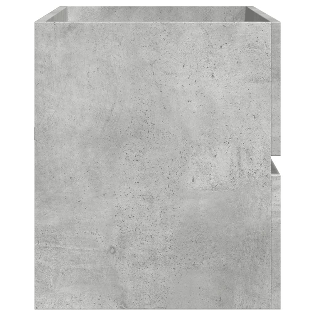 Ormarić za umivaonik siva boja betona 100 x 38,5 x 45 cm drveni