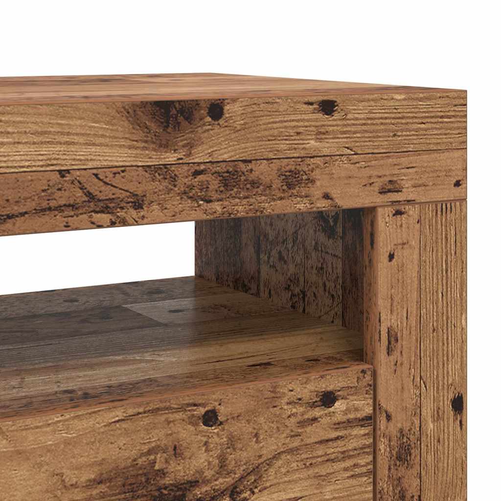 TV ormarić LED boja drva 120x35x40 cm konstruirano drvo