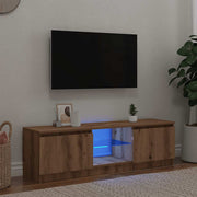 TV ormarić LED boja hrasta 120x30x36 cm konstruirano drvo