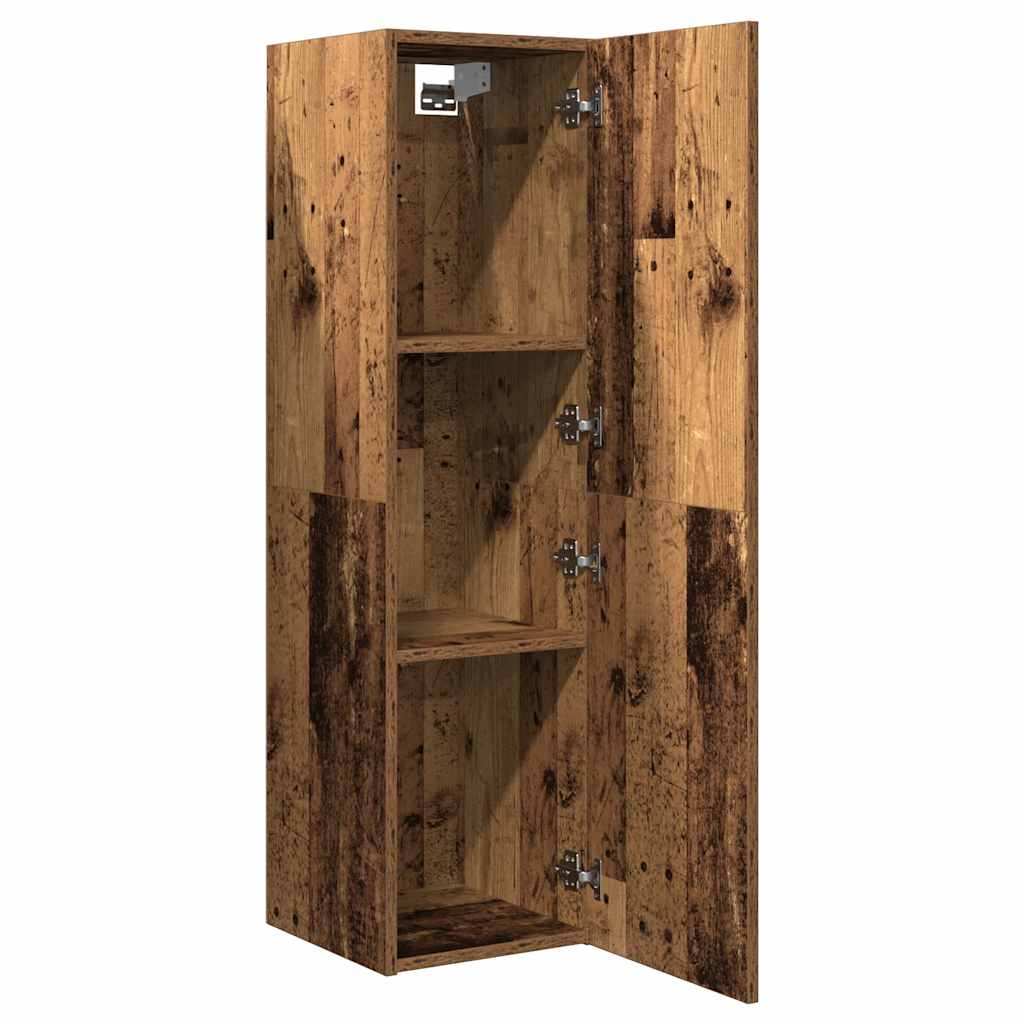 TV ormarić staro drvo 30,5x30x110 cm konstruirano drvo