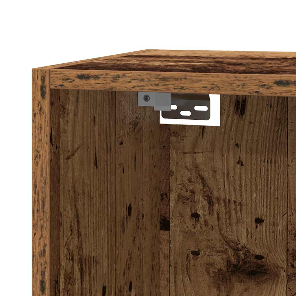 TV ormarić staro drvo 30,5x30x110 cm konstruirano drvo
