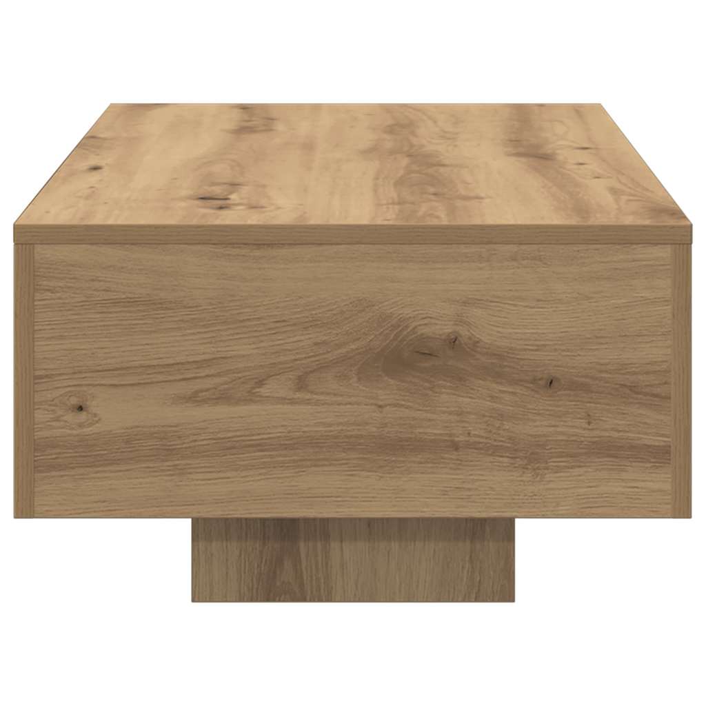 Stolić za kavu boja hrasta 100 x 49,5 x 31 cm konstruirano drvo