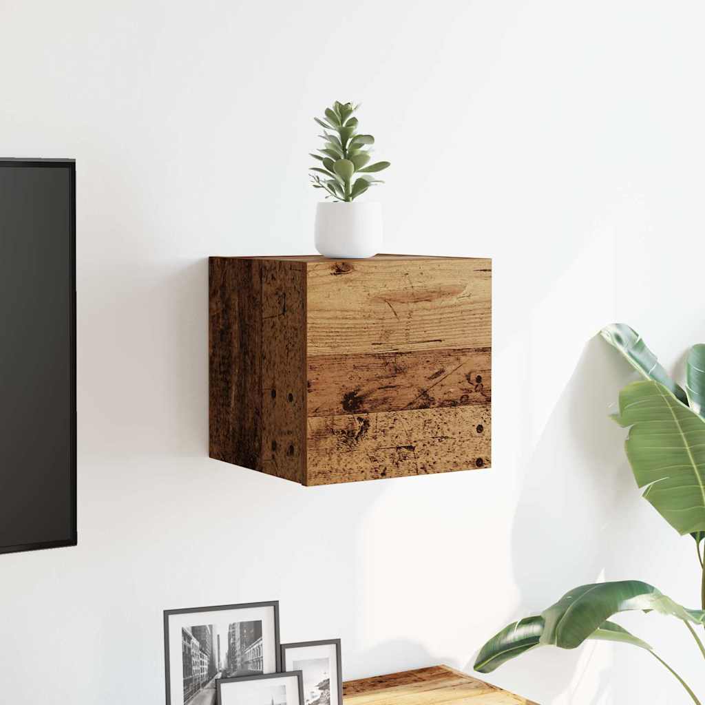 Zidni TV ormarić Staro drvo 30,5x30x30 cm