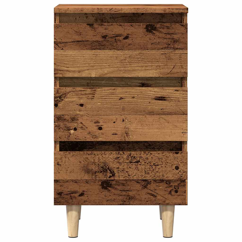 Noćni ormarić staro drvo 40x35x69 cm izrađeno drvo