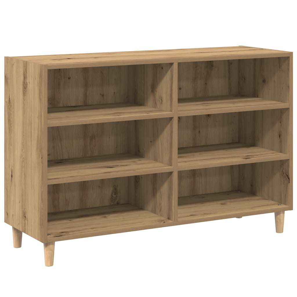 Komoda boja hrasta artisan 103,5 x 35 x 70 cm konstruirano drvo