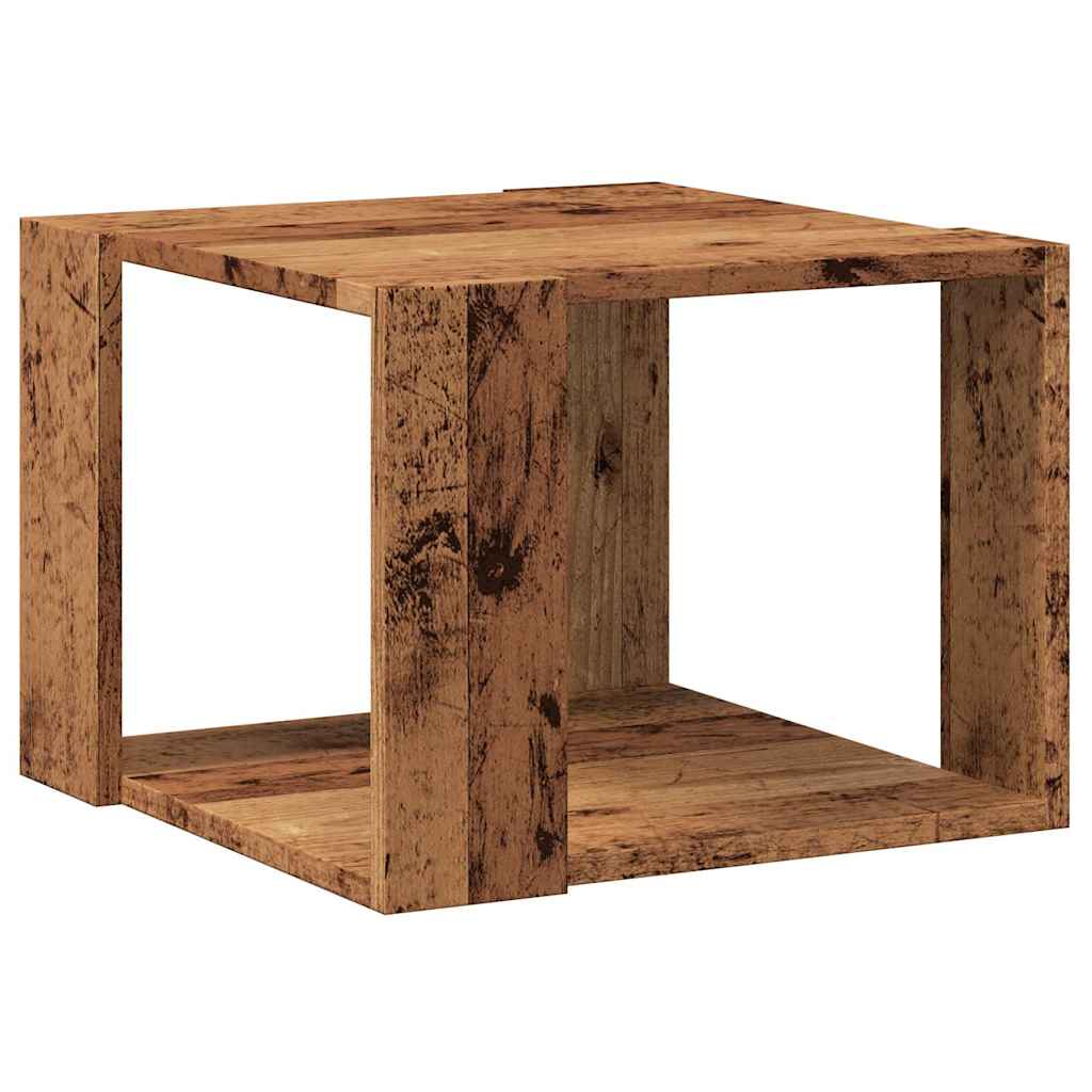 Stol za kavu staro drvo 40x40x30 cm konstruirano drvo