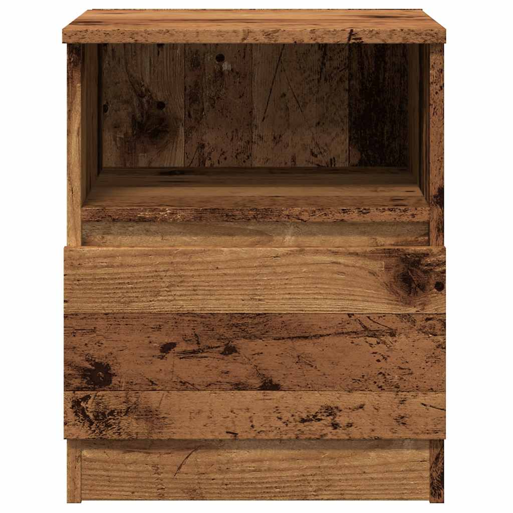 Noćni ormarići 2 kom Staro drvo 40x40x50 cm Konstruirano drvo