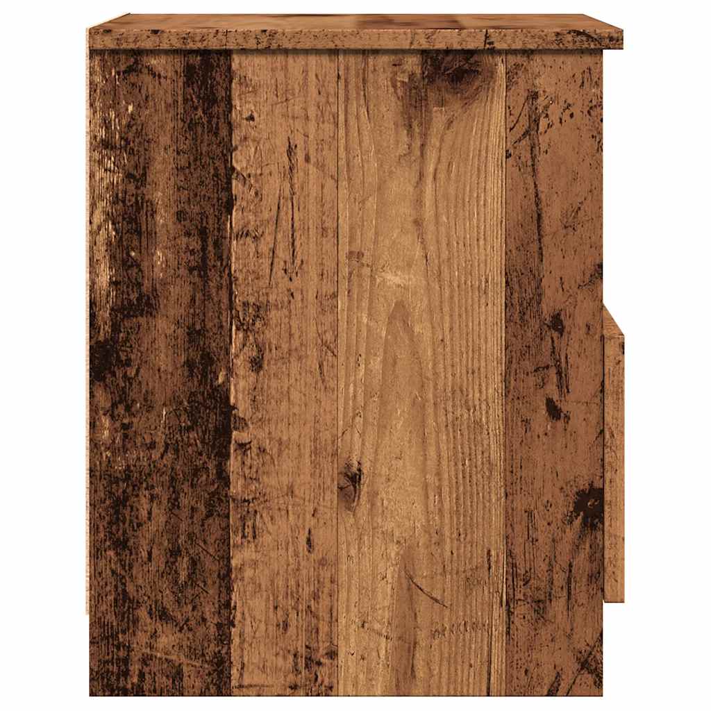 Noćni ormarići 2 kom Staro drvo 40x40x50 cm Konstruirano drvo