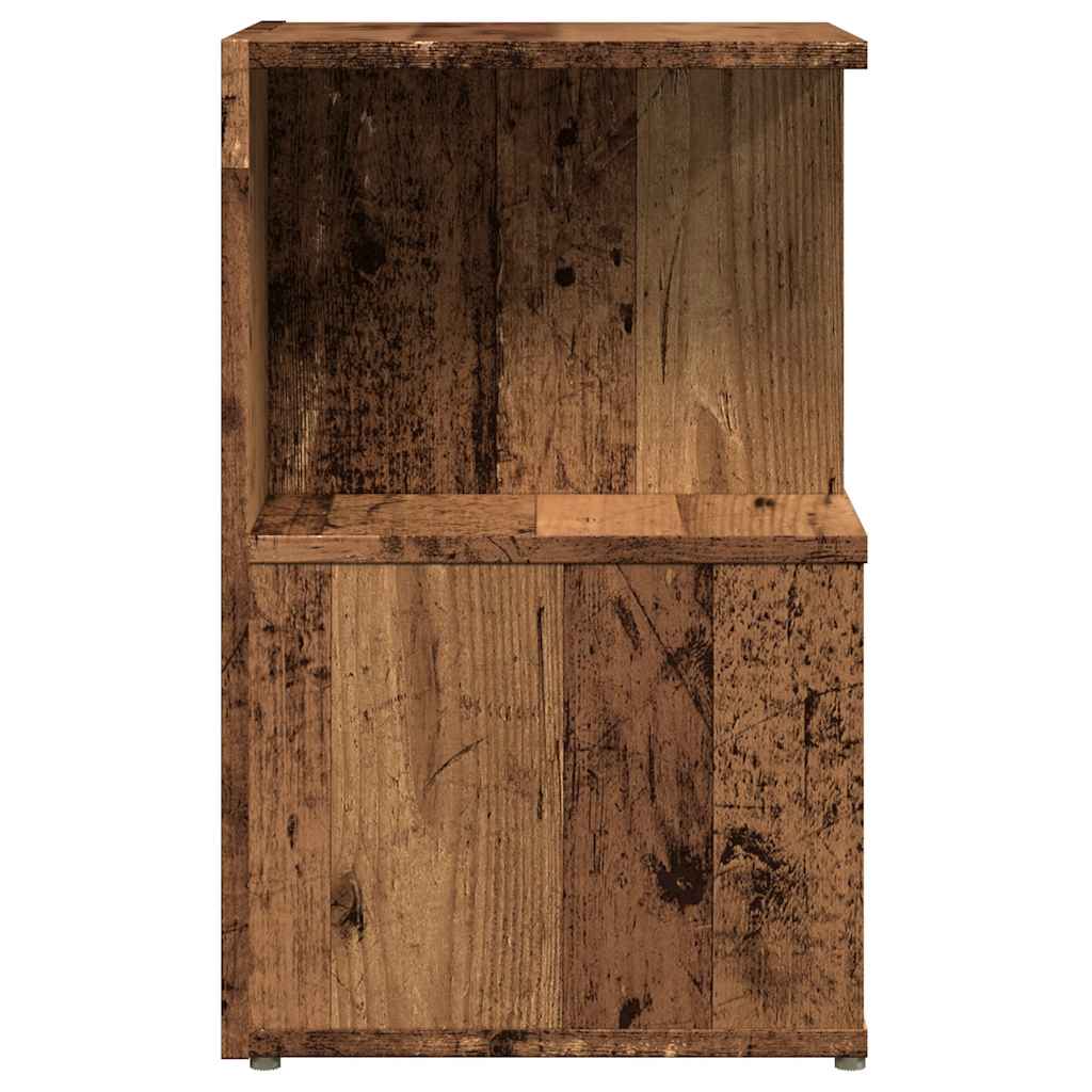 Noćni ormarići 2 kom Staro drvo 35x35x55 cm Konstruirano drvo