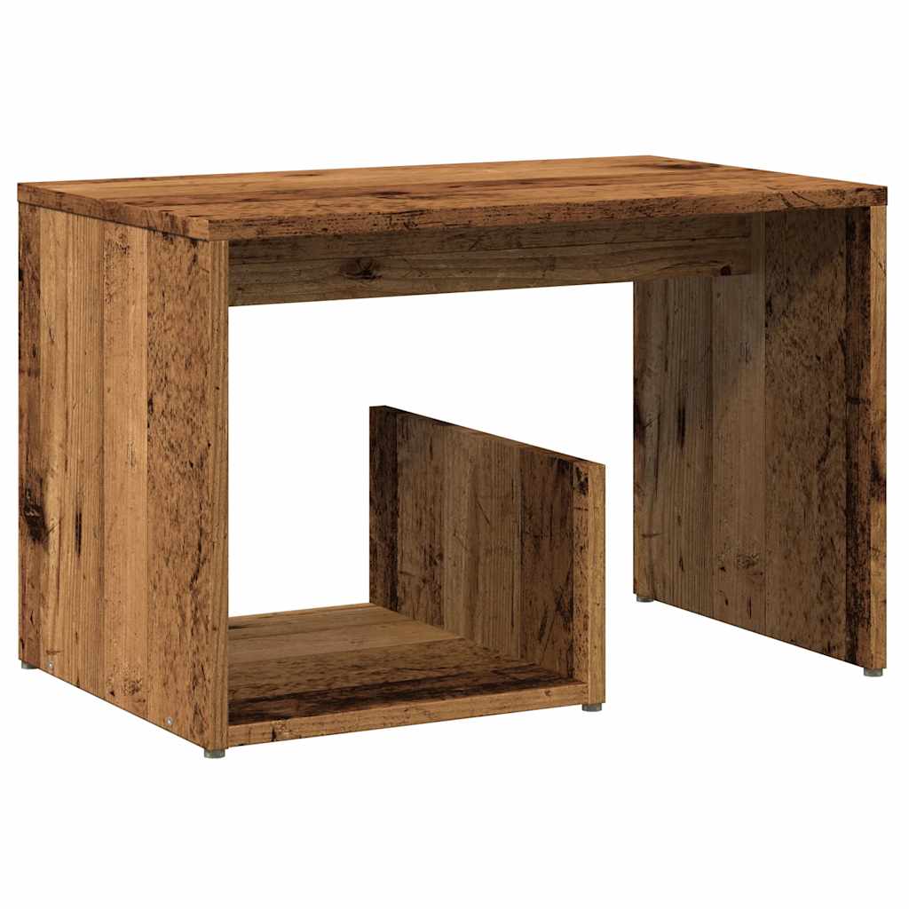 Pomoćni stol staro drvo 59x36x38 cm konstruirano drvo