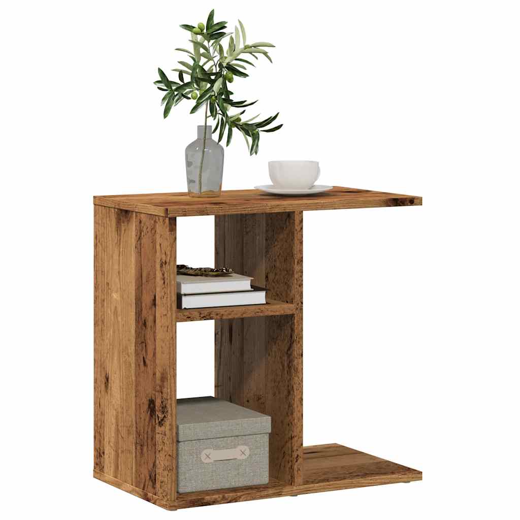 Pomoćni stol staro drvo 50x30x50 cm konstruirano drvo