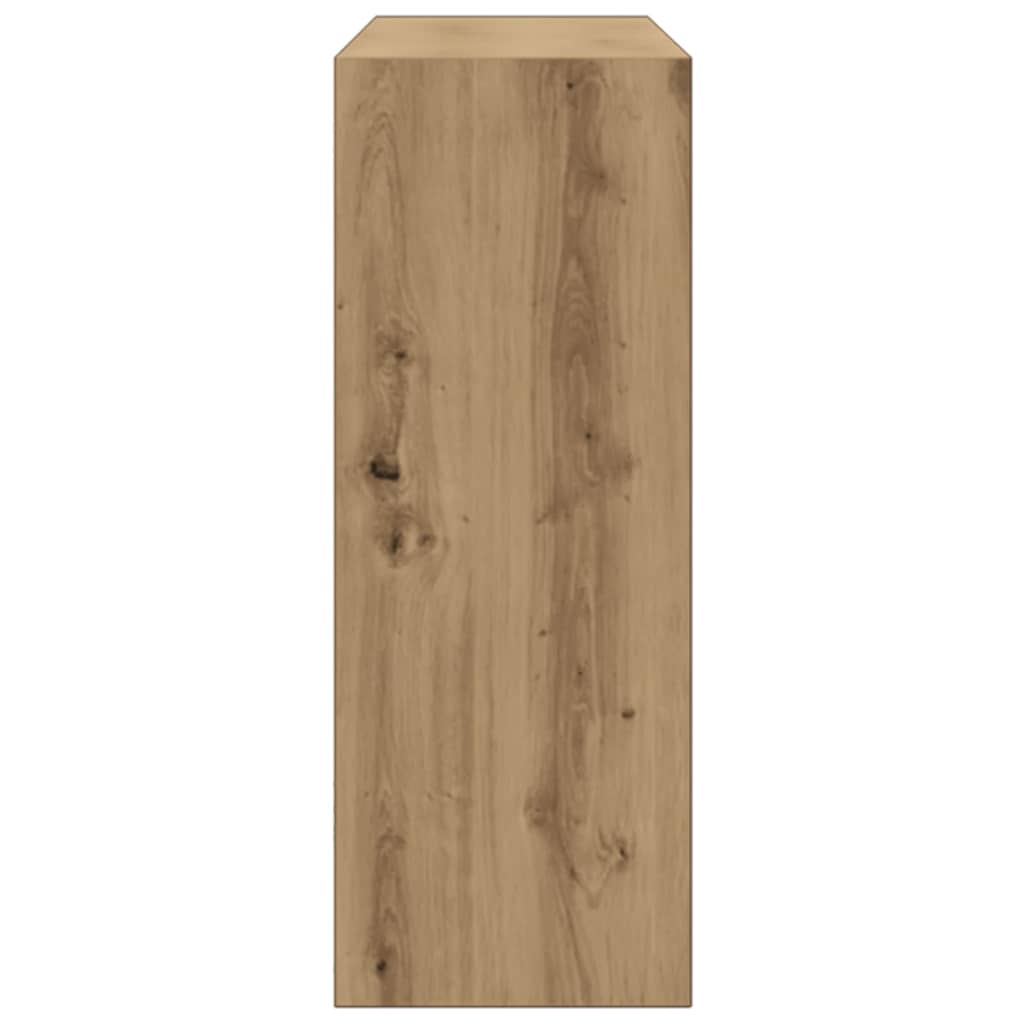 konzolni stol Artisan hrast 78x30x80 cm konstruirano drvo