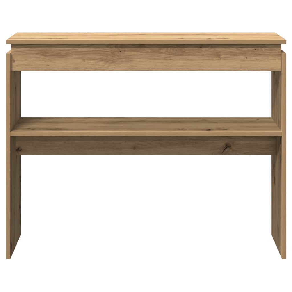 Konzolni stol Artisan hrast 102x30x80 cm izrađeno drvo