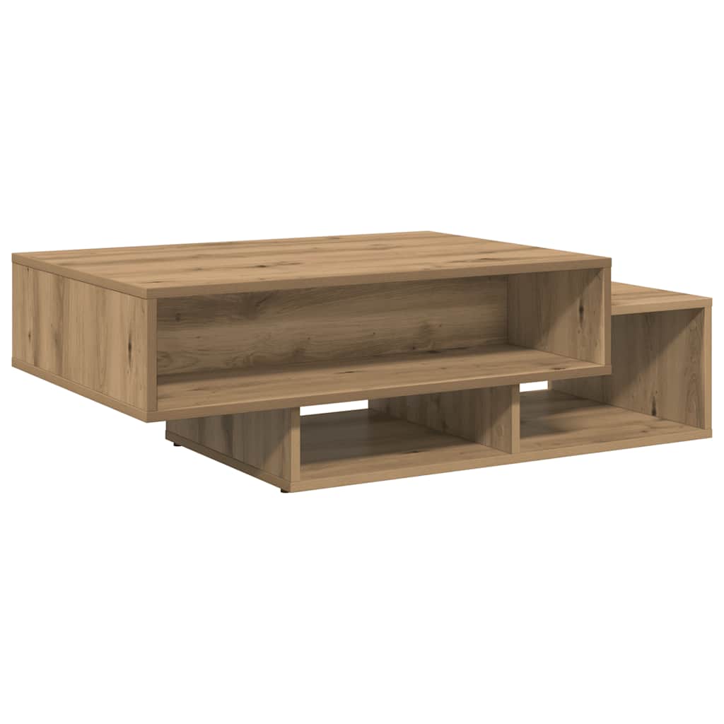 Stolić za kavu boja hrasta 105 x 55 x 32 cm konstruirano drvo