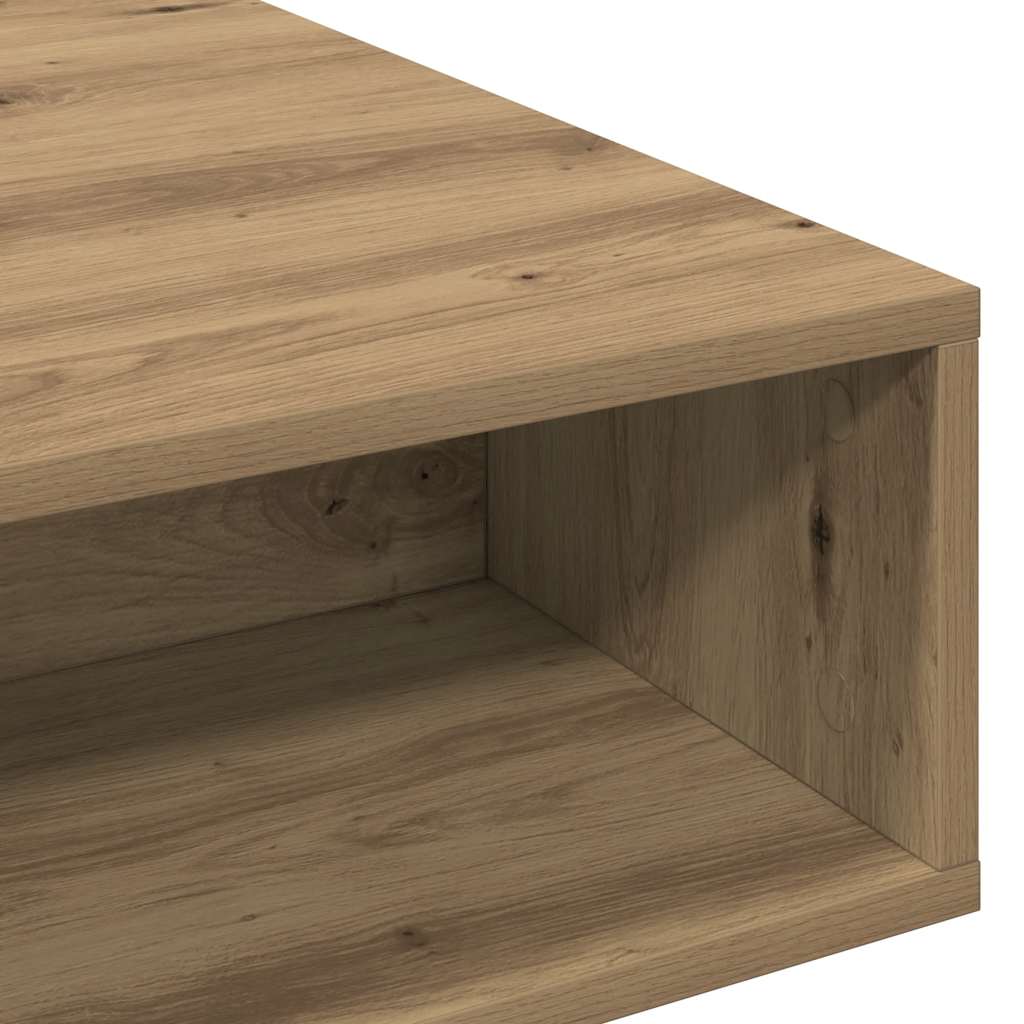 Stolić za kavu boja hrasta 105 x 55 x 32 cm konstruirano drvo