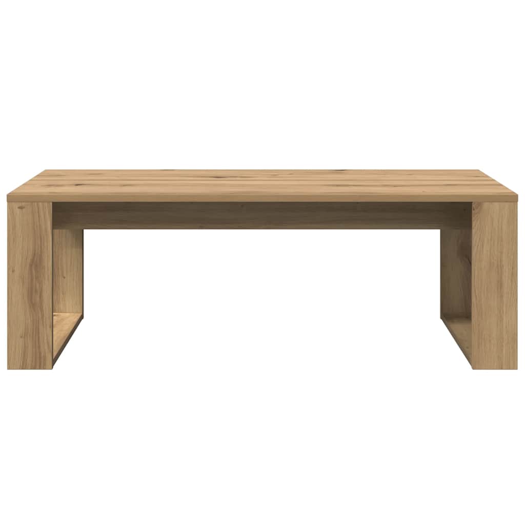 Stolić za kavu boja hrasta 102 x 50 x 35 cm konstruirano drvo