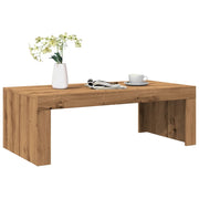 Stolić za kavu boja hrasta 102 x 50 x 35 cm konstruirano drvo