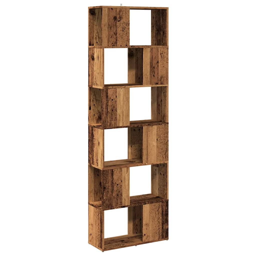 Ormarić za knjige/Sobna pregrada staro drvo 60x24x186 cm
