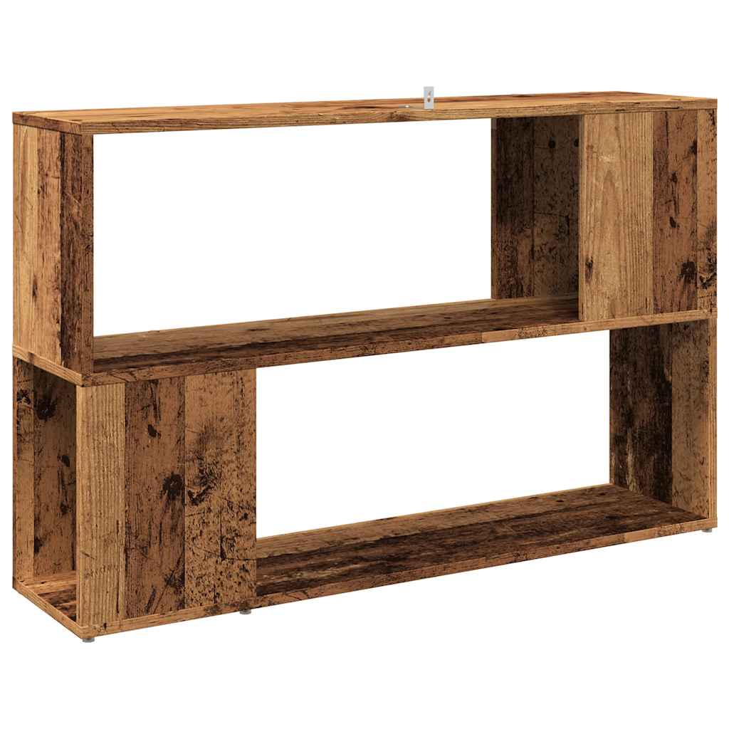 Ormar za knjige staro drvo 100x24x63 cm konstruirano drvo