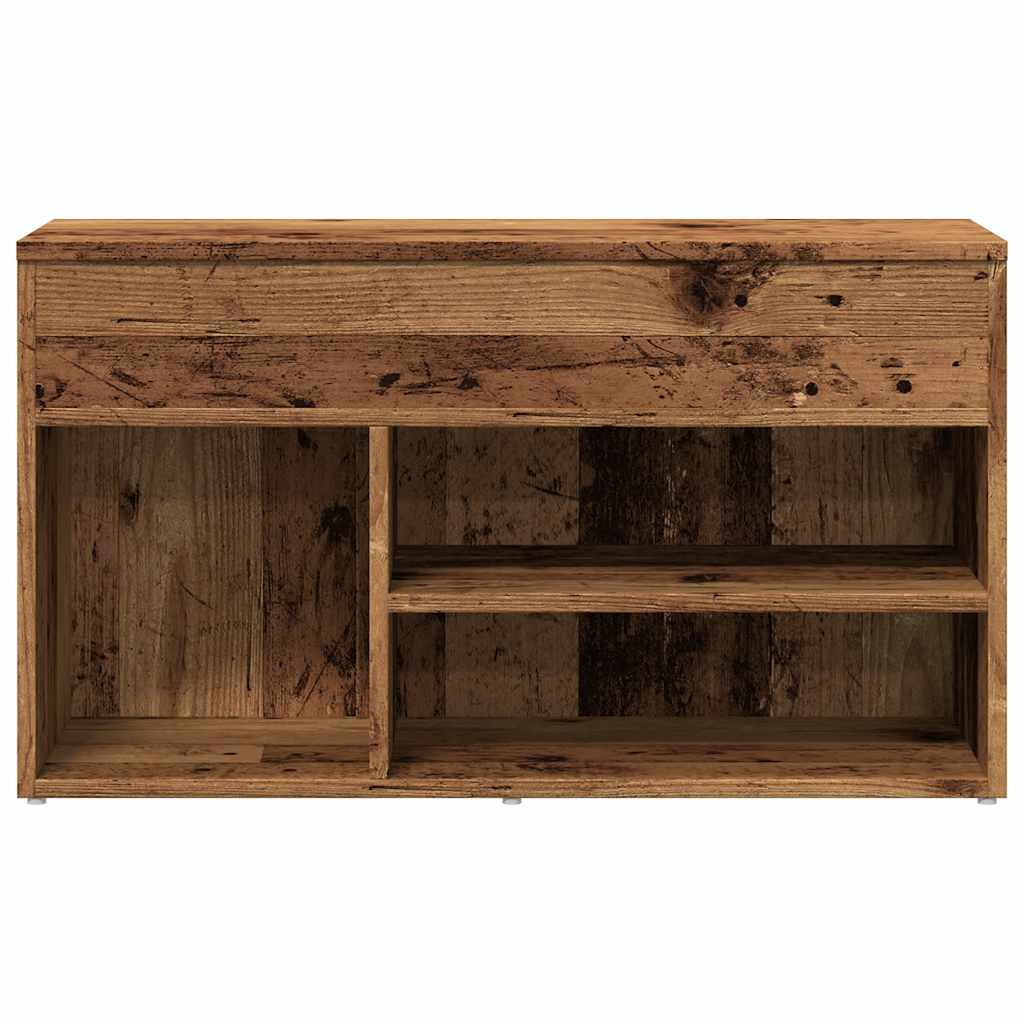 Klupa za cipele staro drvo 80x30x45 cm izrađeno drvo