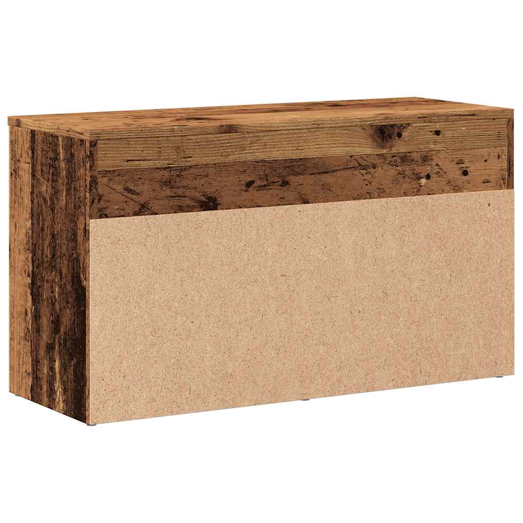 Klupa za cipele staro drvo 80x30x45 cm izrađeno drvo