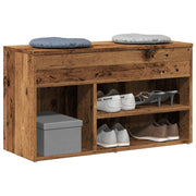 Klupa za cipele staro drvo 80x30x45 cm izrađeno drvo