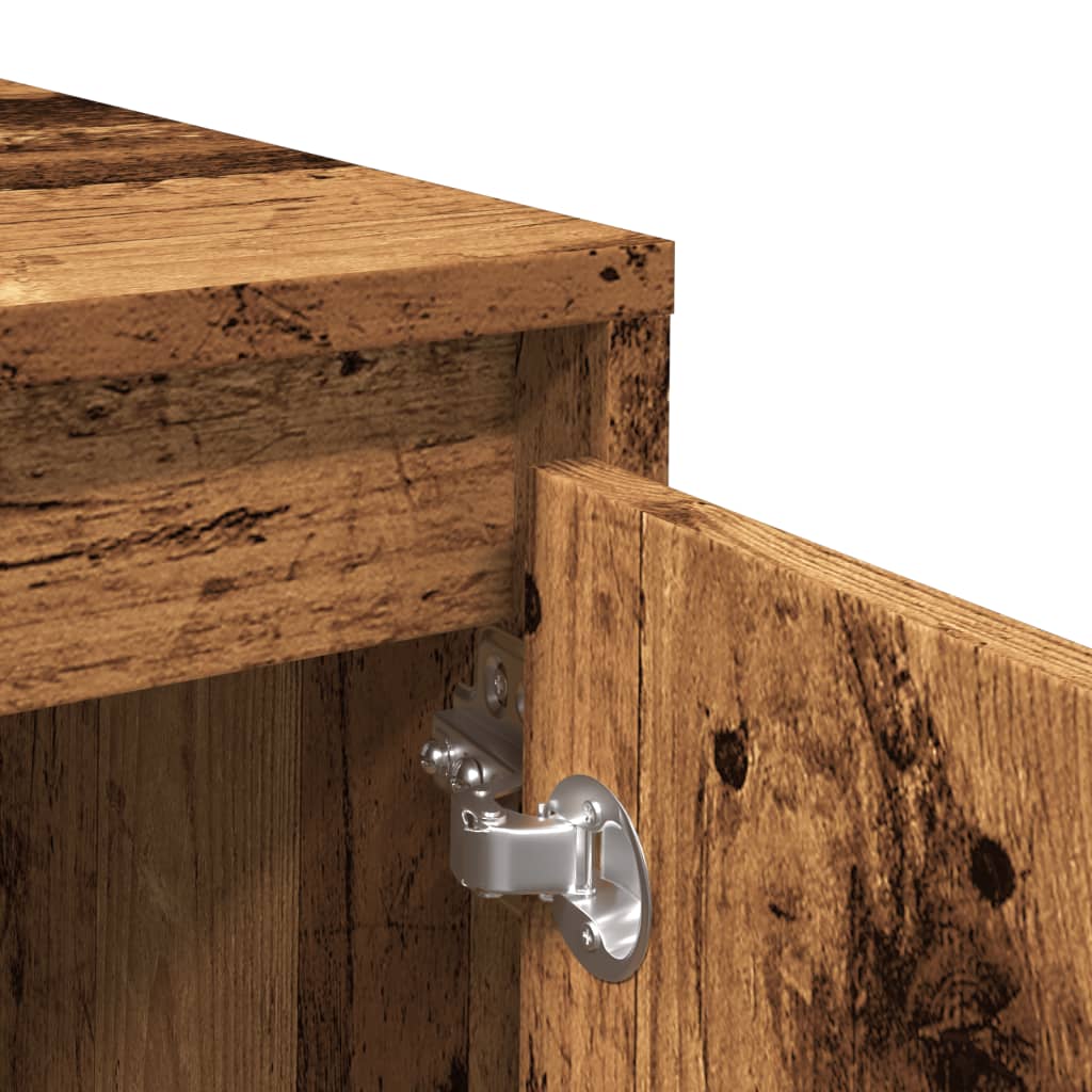 Komoda boja starog drva 102 x 33 x 75 cm od konstruiranog drva