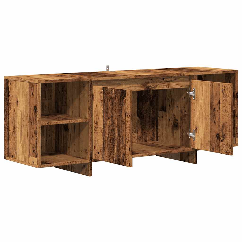 TV ormarić staro drvo 130x35x50 cm konstruirano drvo