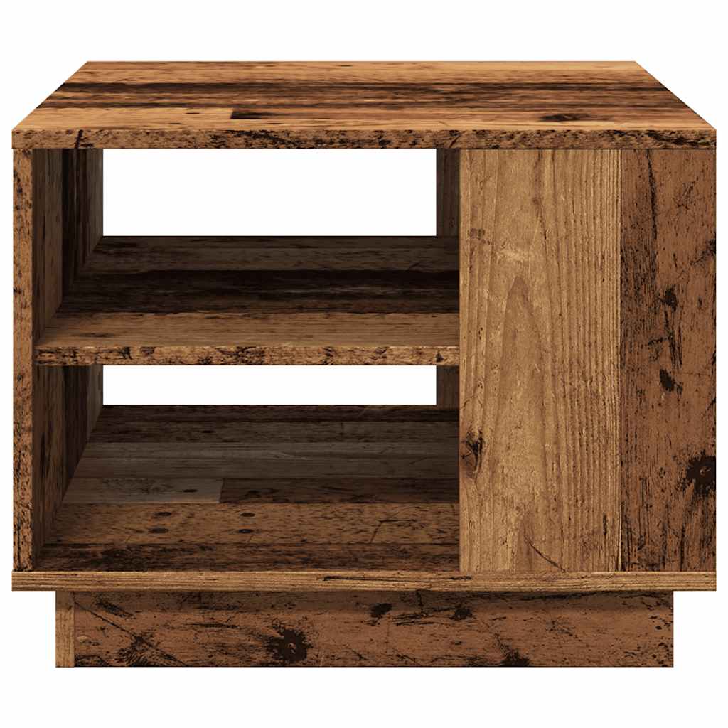 Stol za kavu staro drvo 55x55x42 cm konstruirano drvo
