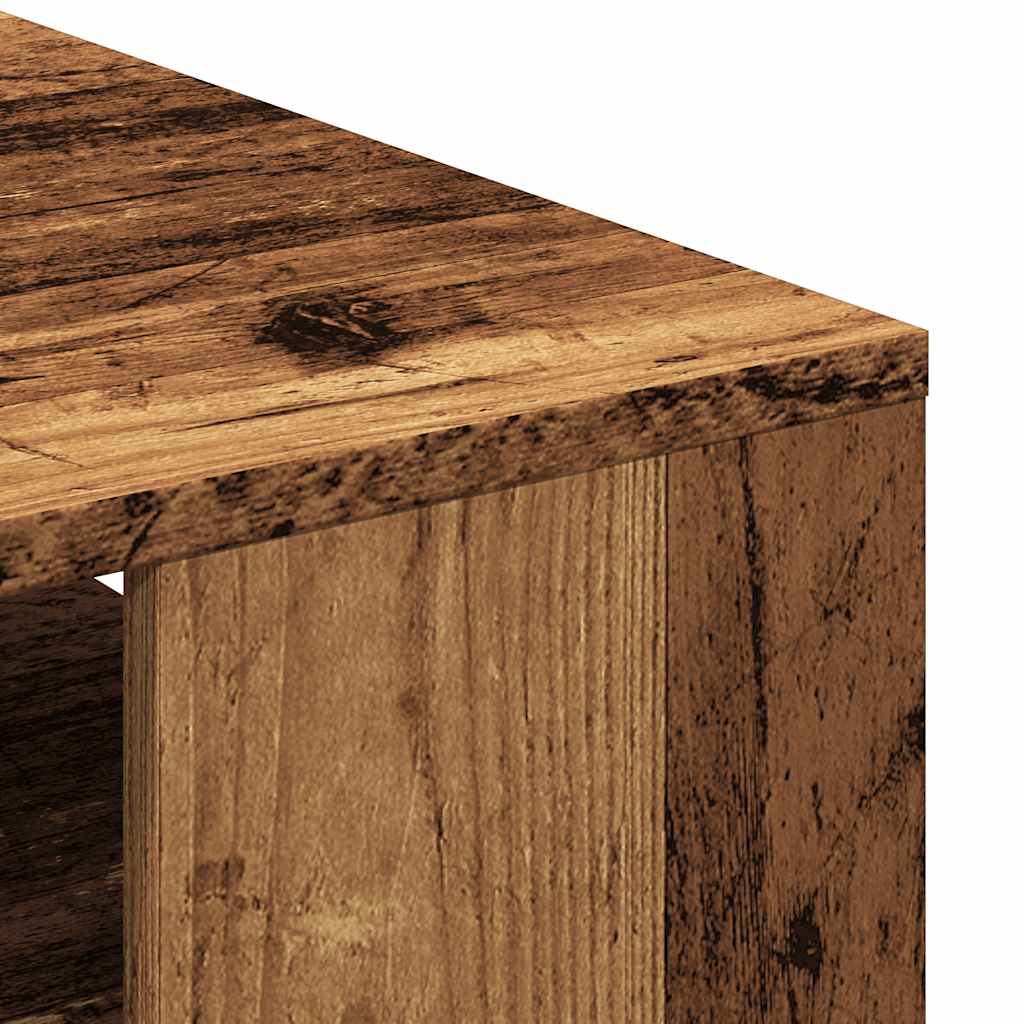 Stol za kavu staro drvo 55x55x42 cm konstruirano drvo