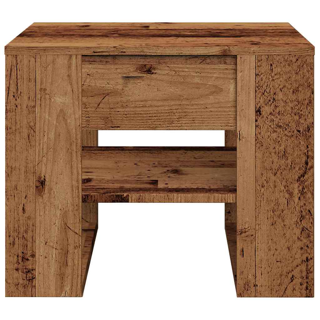 Stol za kavu staro drvo 55,5x55x45 cm konstruirano drvo