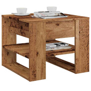 Stol za kavu staro drvo 55,5x55x45 cm konstruirano drvo