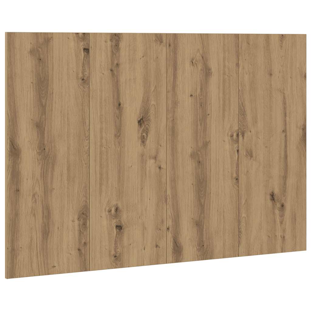 Uzglavlje kreveta Artisan hrast 120x1,5x80 cm izrađeno drvo