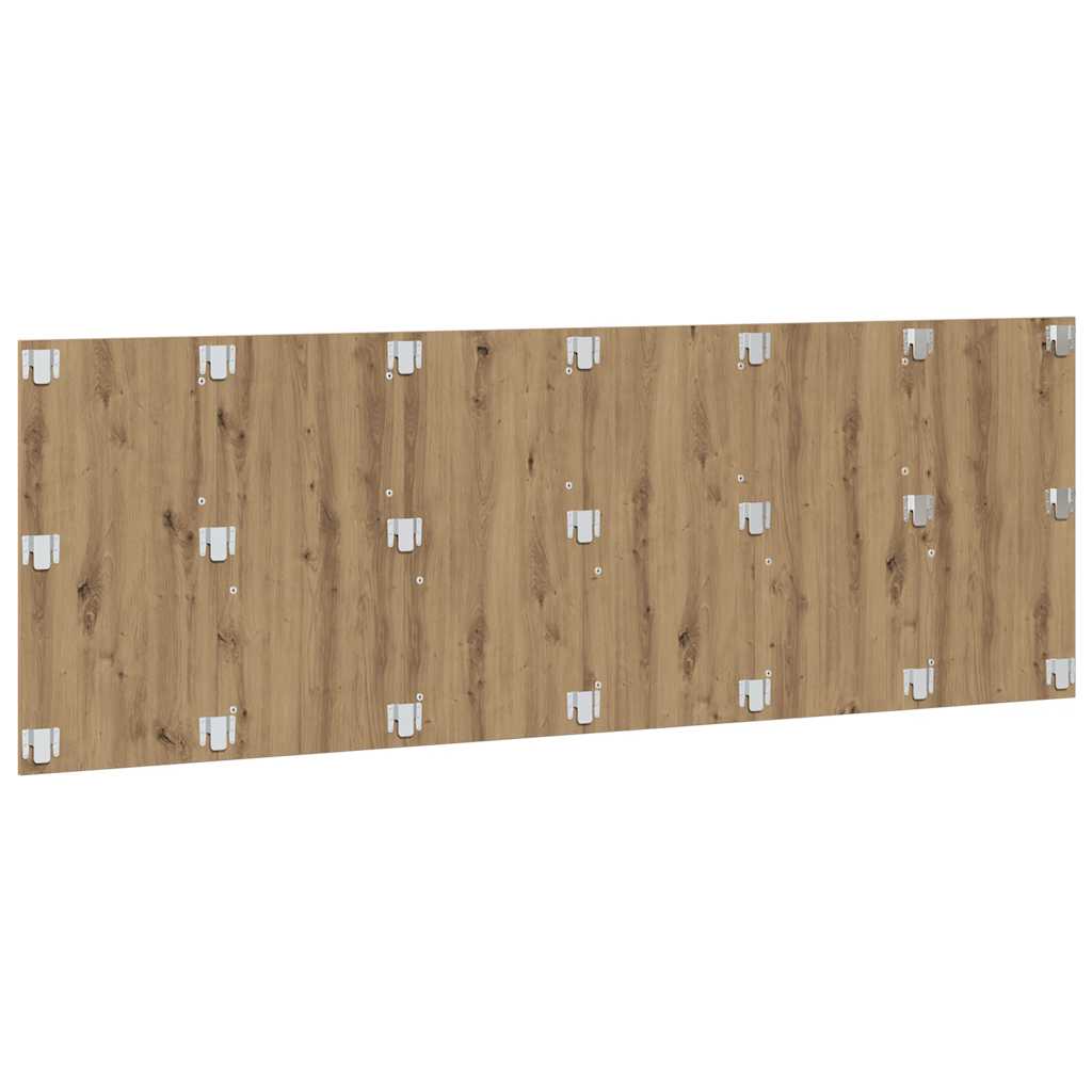 Zidno uzglavlje boja artisian hrast 240 x 1,5 x 80 cm drveno