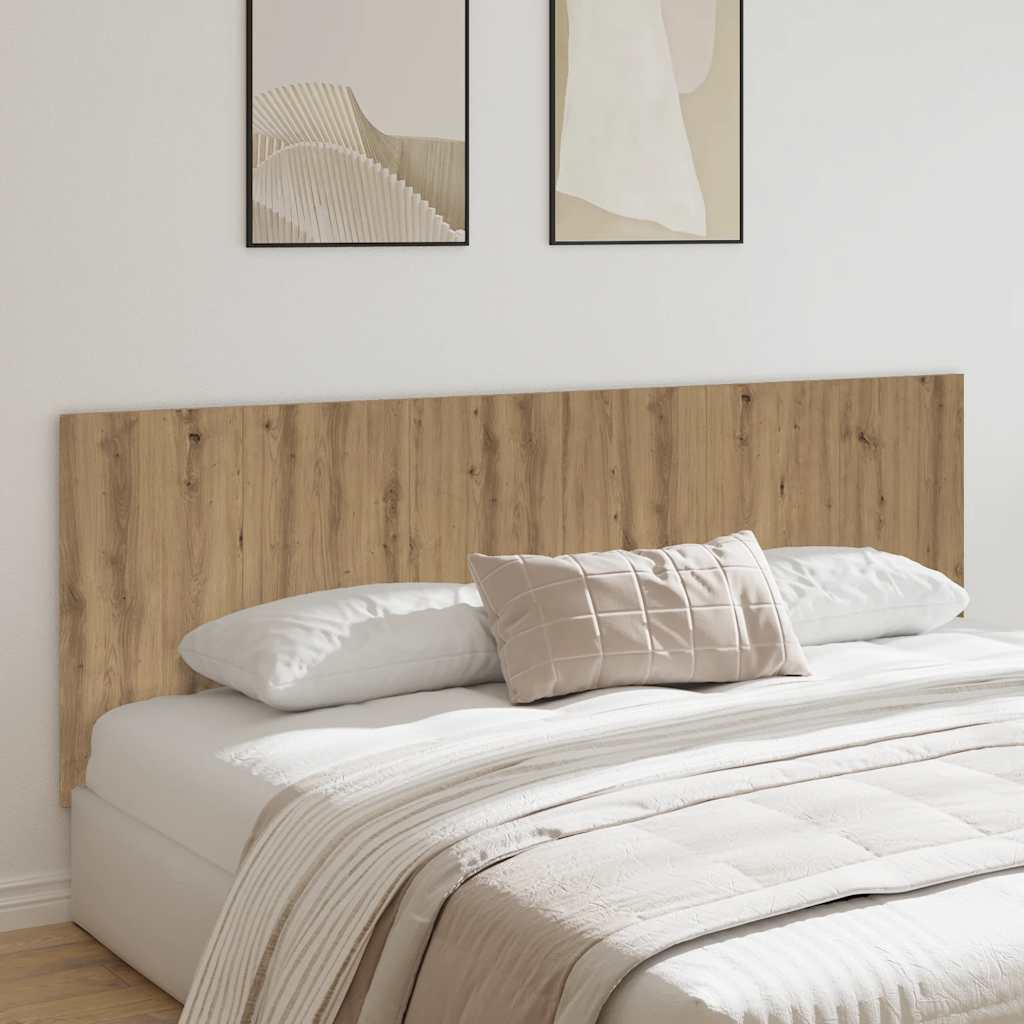 Zidno uzglavlje boja artisian hrast 240 x 1,5 x 80 cm drveno