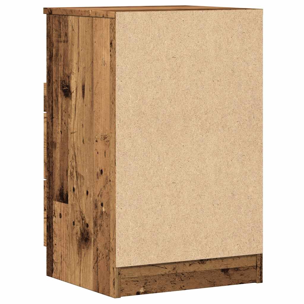 Noćni ormarići 2 kom Staro drvo 40x36x65 cm Konstruirano drvo