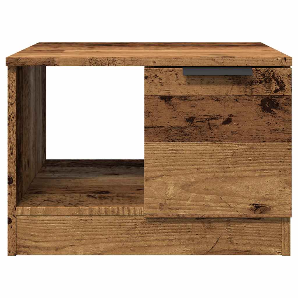 Stolić za kavu boja staro drvo 50x50x36 cm konstruiranog drva