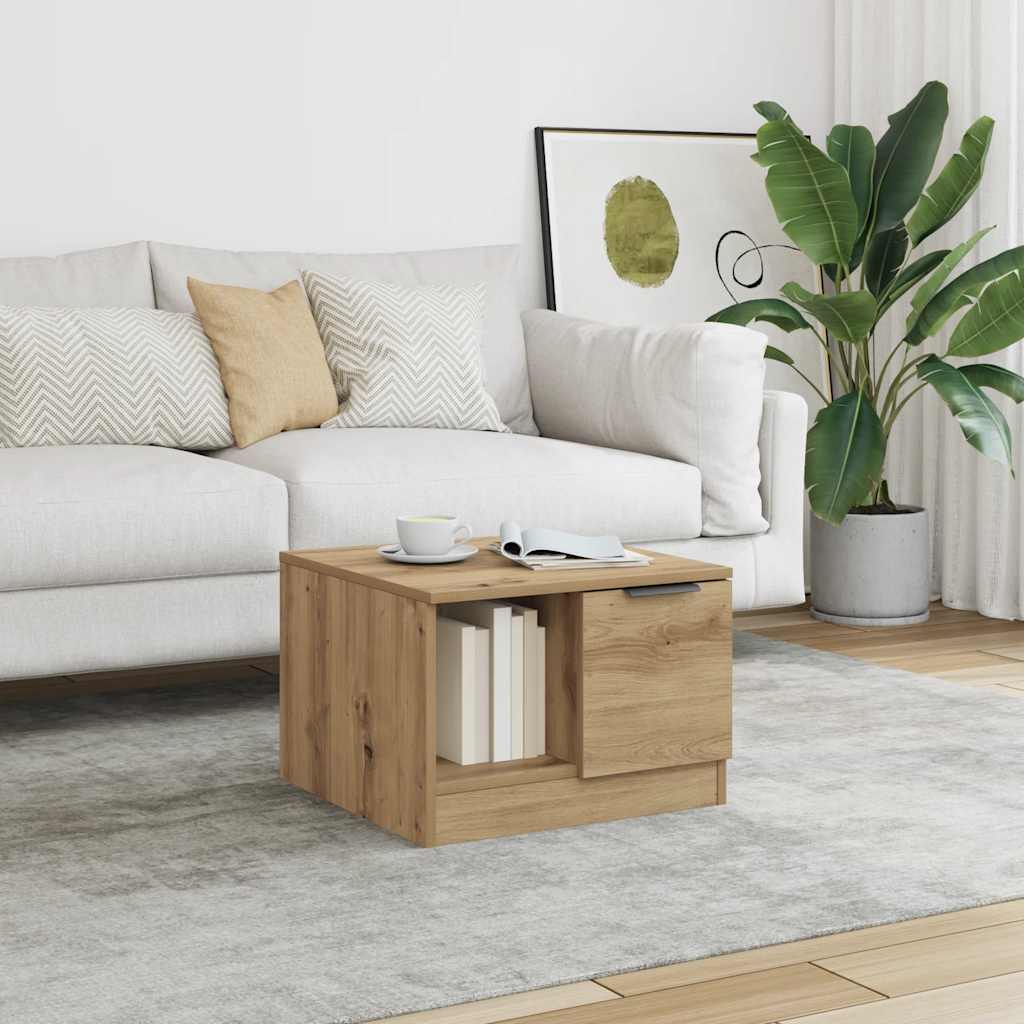 Stol za kavu Artisan hrast 50x50x36 cm izrađeno drvo
