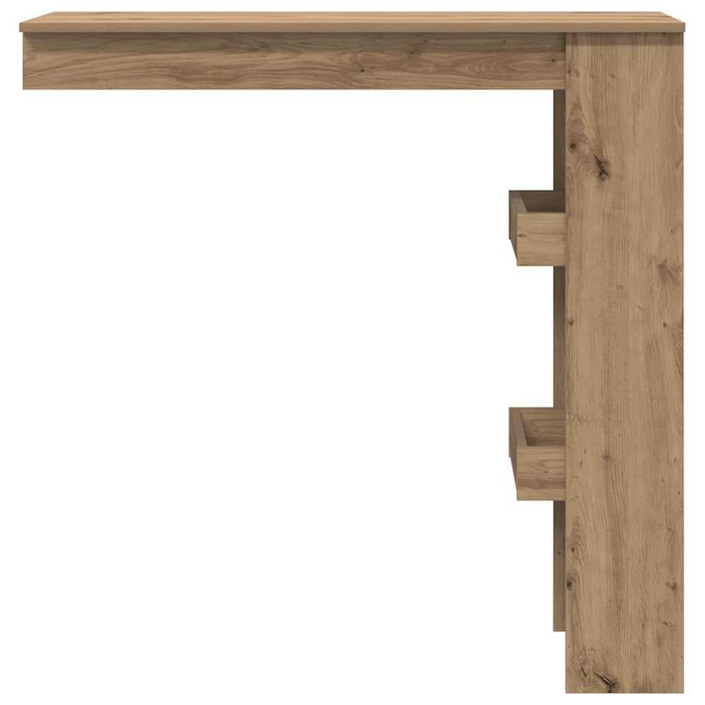 Zidni barski stol Artisan hrast 102x45x103,5 cm izrađeno drvo