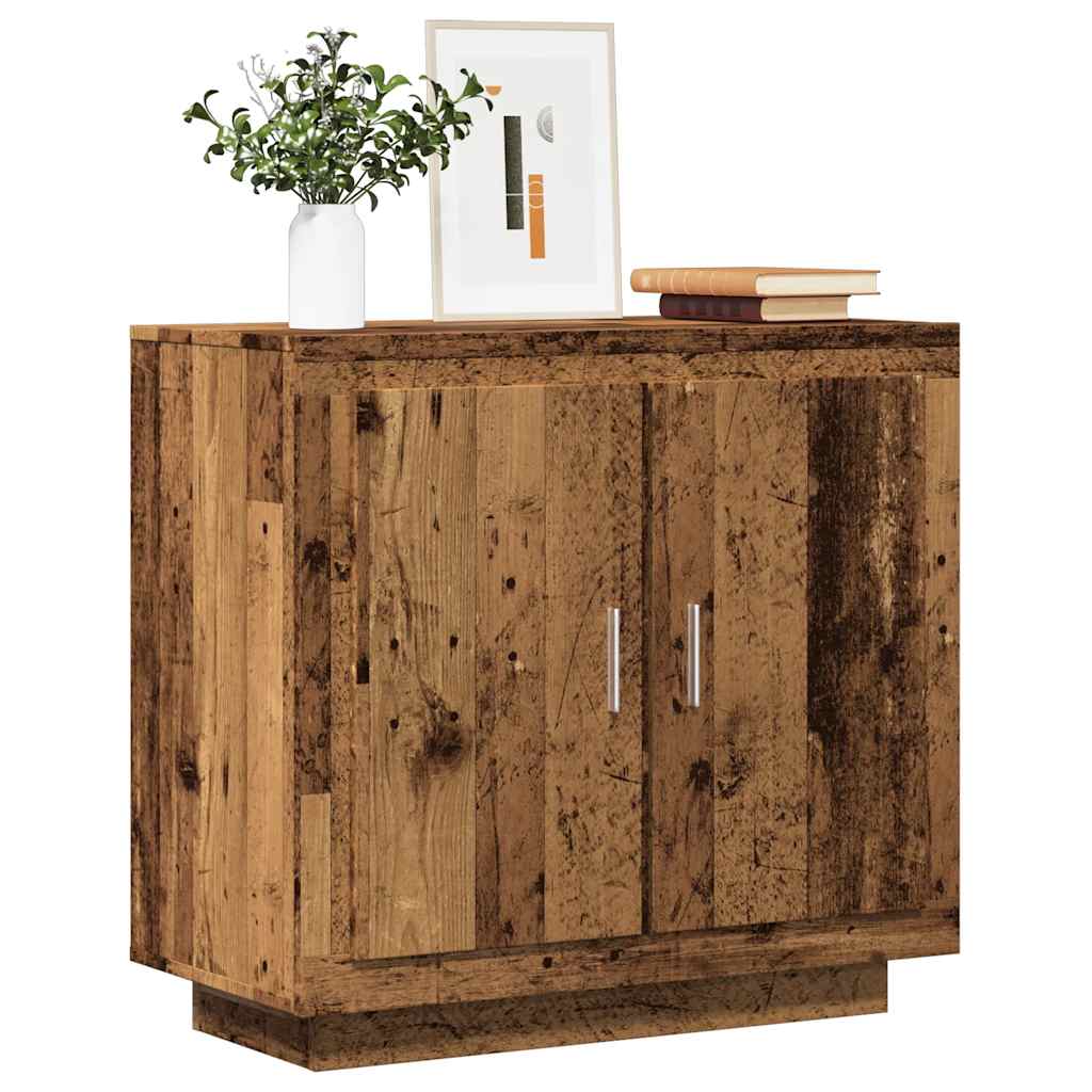 Komoda boja staro drvo 80x40x75 cm od konstruiranog drva