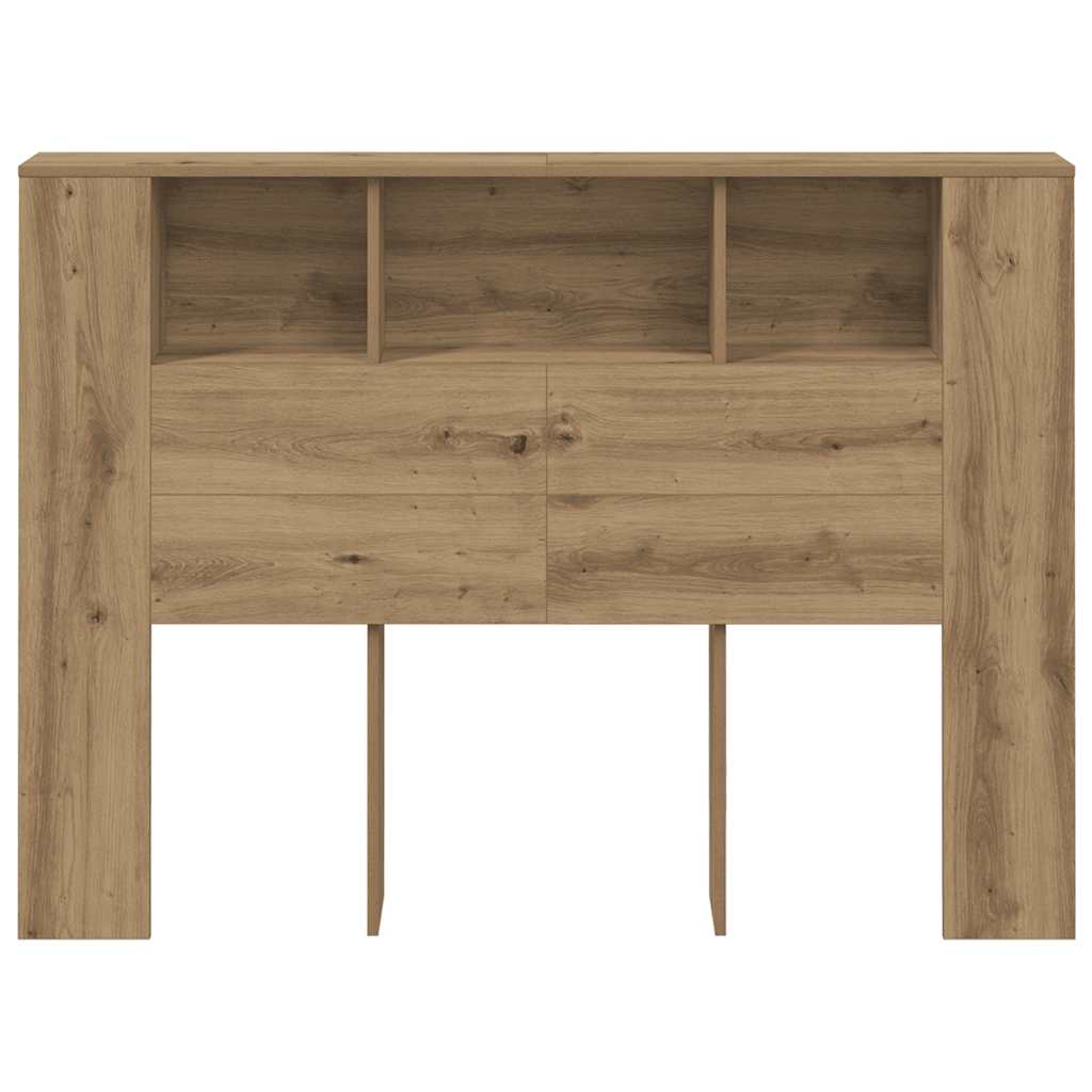 Ormarić s uzglavljem Artisan hrast 140x18,5x102,5 cm Konstruirano drvo