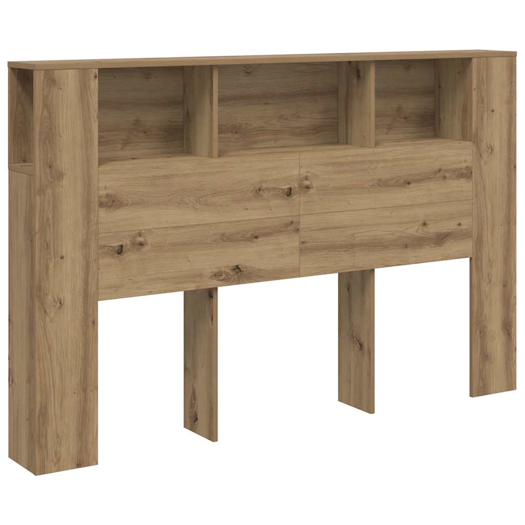 Ormarić s uzglavljem Artisan hrast 160x18,5x103,5 cm Konstruirano drvo
