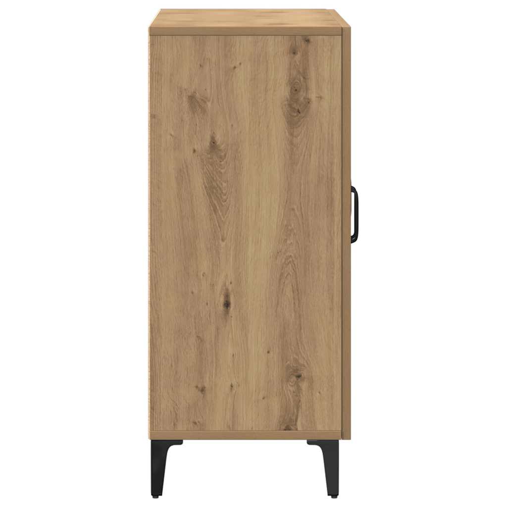 Komoda boja hrasta artisana 90 x 34 x 80 cm konstruirano drvo